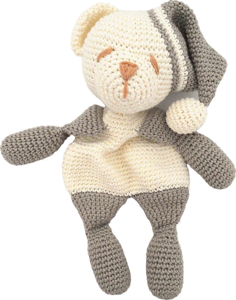 Dudú osito dormilón, tejido a crochet por Ana