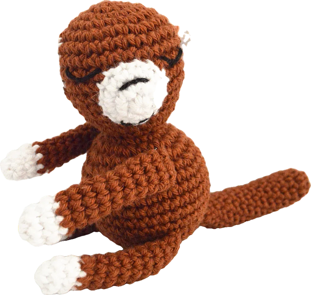 Mono, tejido a crochet por Ana