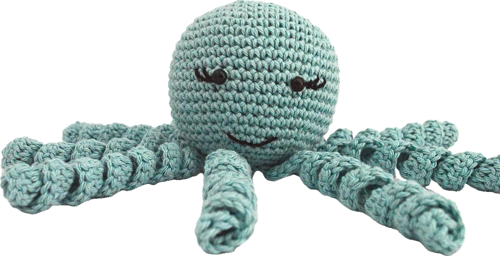 Pulpo, tejido a crochet por Ana